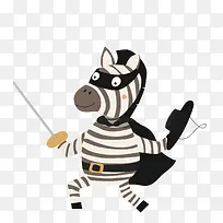 卡通斑马PNG下载-空若网 卡通斑马PNG下载-空若网