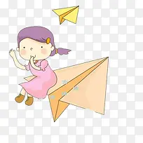 卡通纸飞机手绘-空若网 卡通纸飞机手绘-空若网