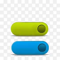 绿色蓝色按钮网站网页-空若网 绿色蓝色按钮网站网页-空若网