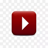 Ʒ�ƺ췽��˾-YouTube���Ű�ťPNG CliPart-������