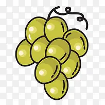 手绘卡通葡萄-空若网 手绘卡通葡萄-空若网