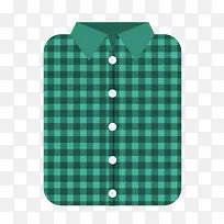 矢量手绘绿色衬衫-空若网 矢量手绘绿色衬衫-空若网