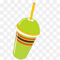卡通饮品杯子设计矢量图-空若网 卡通饮品杯子设计矢量图-空若网