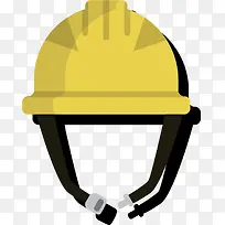 矢量图黄色的工具矿工帽-空若网 矢量图黄色的工具矿工帽-空若网
