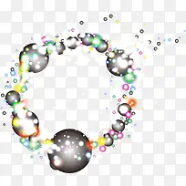 彩色气泡圆圈-空若网 彩色气泡圆圈-空若网