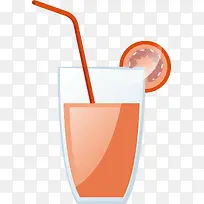 矢量手绘橙汁饮料-空若网 矢量手绘橙汁饮料-空若网