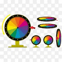 彩色旋转盘-空若网 彩色旋转盘-空若网