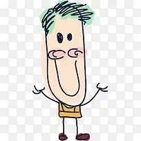 手绘可爱卡通小人-空若网 手绘可爱卡通小人-空若网