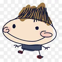 手绘可爱卡通小人-空若网 手绘可爱卡通小人-空若网