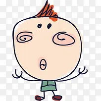 手绘可爱卡通小人-空若网 手绘可爱卡通小人-空若网