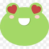 可爱风格青蛙表情矢量素材-空若网 可爱风格青蛙表情矢量素材-空若网