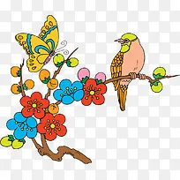 树枝上的小鸟素材之家-空若网 树枝上的小鸟素材之家-空若网