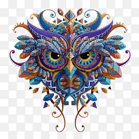 彩色的面具犀利的眼神-空若网 彩色的面具犀利的眼神-空若网