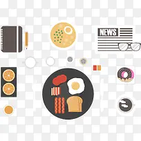 矢量手绘食物-空若网 矢量手绘食物-空若网