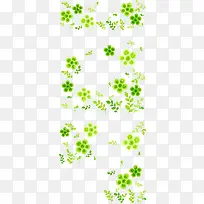 绿色矢量背景装饰花纹素材-空若网 绿色矢量背景装饰花纹素材-空若网