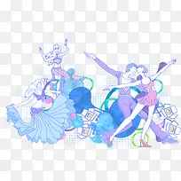 艺术花卉插画-空若网 艺术花卉插画-空若网