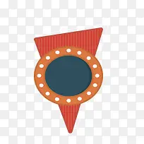 向下三角霓虹灯牌-空若网 向下三角霓虹灯牌-空若网