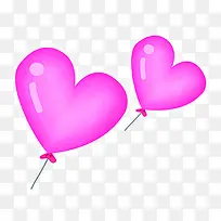 紫色手绘亮光爱心气球-空若网 紫色手绘亮光爱心气球-空若网