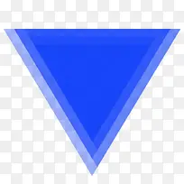 蓝色立体图形正三角形-空若网 蓝色立体图形正三角形-空若网