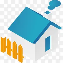 小房子png矢量素材-空若网 小房子png矢量素材-空若网