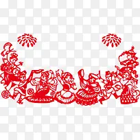 喜庆过年PNG矢量素材-空若网 喜庆过年PNG矢量素材-空若网