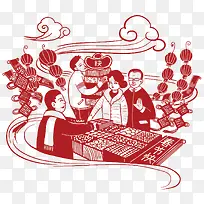 矢量办年货-空若网 矢量办年货-空若网