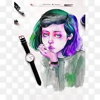 ��˼��ˮ����Ů-������