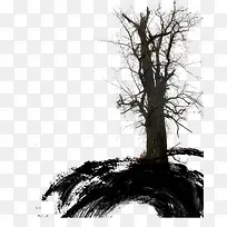 水墨树木大树-空若网 水墨树木大树-空若网