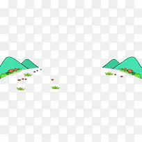 扁平化大山-空若网 扁平化大山-空若网