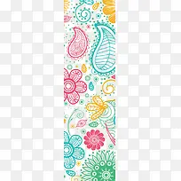 矢量彩色叶片装饰-空若网 矢量彩色叶片装饰-空若网