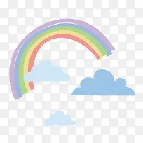 彩虹png矢量素材-空若网 彩虹png矢量素材-空若网