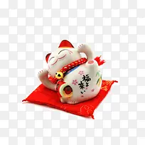 福来卡通白色招财猫-空若网 福来卡通白色招财猫-空若网