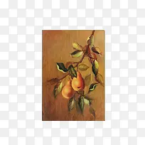暖色装饰水果油画-空若网 暖色装饰水果油画-空若网