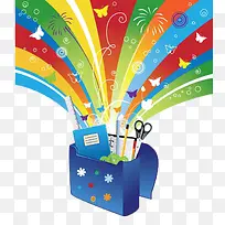 拼搏进取学院风多彩书包-空若网 拼搏进取学院风多彩书包-空若网