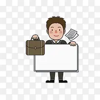 拿便利贴的男士-空若网 拿便利贴的男士-空若网