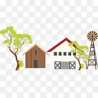 卡通农庄简易房子-空若网 卡通农庄简易房子-空若网