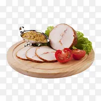 红色美味的食物砧板上切片的西班-空若网 红色美味的食物砧板上切片的西班-空若网