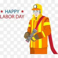 劳动节快乐消防队员-空若网 劳动节快乐消防队员-空若网