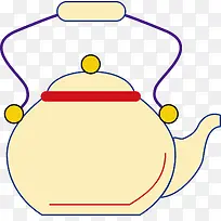 茶壶矢量素材-空若网 茶壶矢量素材-空若网