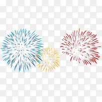 新年多彩密集烟花-空若网 新年多彩密集烟花-空若网