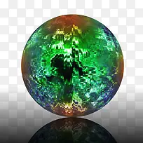 立体多彩倒影琉璃球-空若网 立体多彩倒影琉璃球-空若网