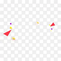 飘飞的金币圆点三角形-空若网 飘飞的金币圆点三角形-空若网