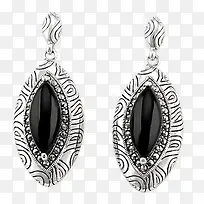 黑宝石耳环-空若网 黑宝石耳环-空若网