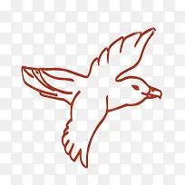 手绘老鹰设计素材-空若网 手绘老鹰设计素材-空若网