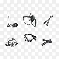 产品实物对讲机配件合集-空若网 产品实物对讲机配件合集-空若网