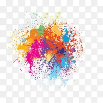 水彩彩色飞溅效果免扣素材-空若网 水彩彩色飞溅效果免扣素材-空若网