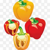 青椒png矢量素材-空若网 青椒png矢量素材-空若网