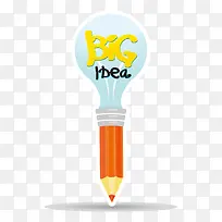 创意灯泡知识元素-空若网 创意灯泡知识元素-空若网