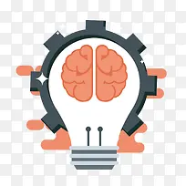 灰色扁平化圆形齿轮灵感元素-空若网 灰色扁平化圆形齿轮灵感元素-空若网