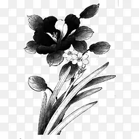 牡丹花古风插画设计-空若网 牡丹花古风插画设计-空若网